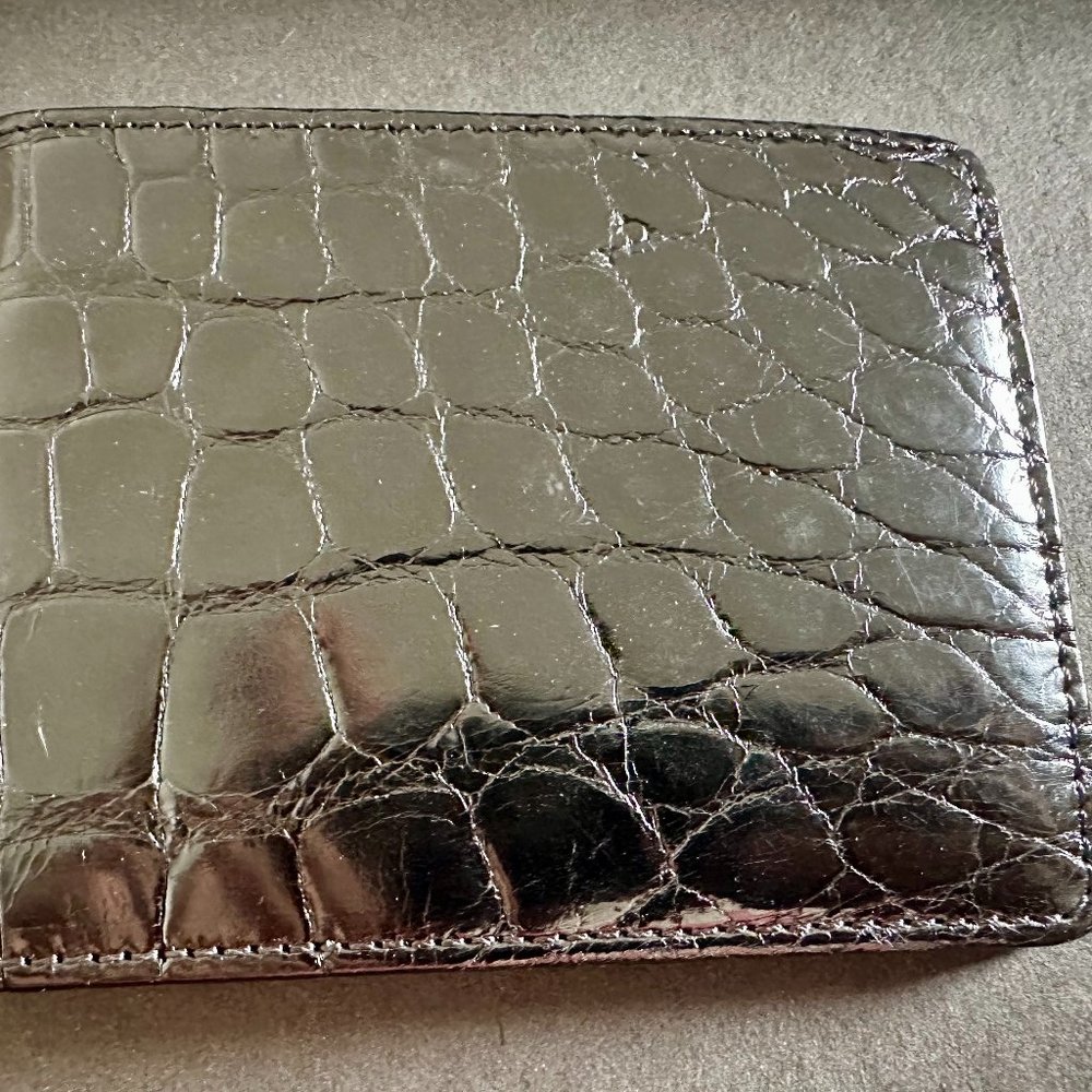 Brooks Brothers Alligator Wallet